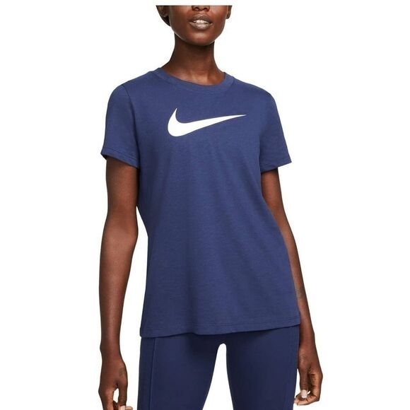 Nike Women's Blue Dry Logo Training T-Shirt blue size S - Picture 2 of 9
